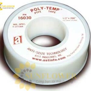16030, POLY-TEMP® MD PTFE Tape — Medium Density – 1/2″ x 260″