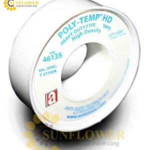 46135, POLY-TEMP®HD Heavy Duty PTFE Tape – 1/2″ x 520″