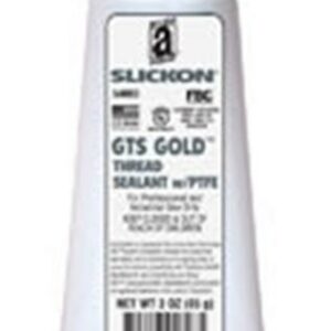 54003, SLICKON® GTS GOLD™ Thread Sealant with PTFE – 3 oz Tube