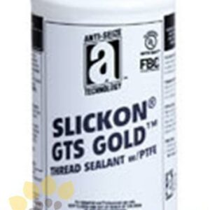 54018, SLICKON® GTS GOLD™ Thread Sealant with PTFE – 16 oz Brush Top
