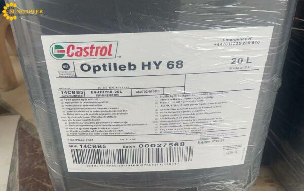 Dầu bôi trơn Castrol Optileb HY 68 46 32