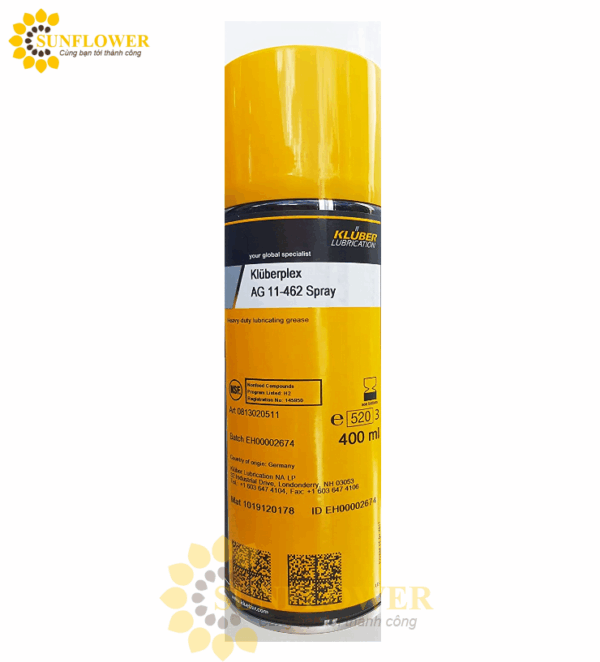 Mỡ bôi trơn Kluberplex AG 11-462 Spray