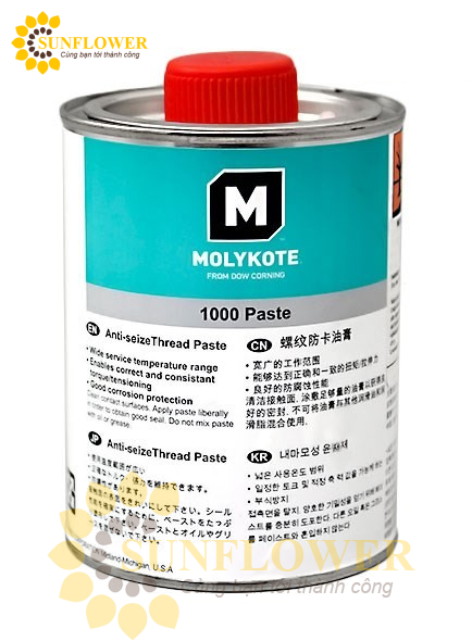 MOLYKOTE 1000 Paste (1kg/hộp) Mỡ bôi trơn chống kẹt