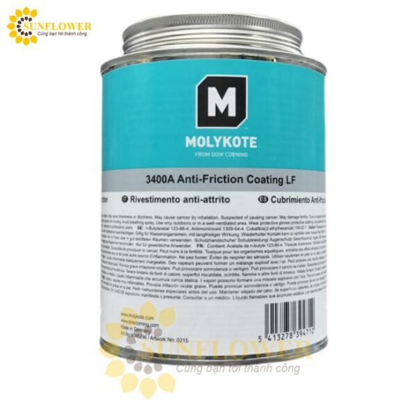 Molykote 3400A – Chất phủ bảo vệ ăn mòn