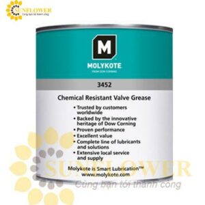 MOLYKOTE 3452 Chemical Resistant Valve Grease – Mỡ bôi trơn van kháng hóa chất