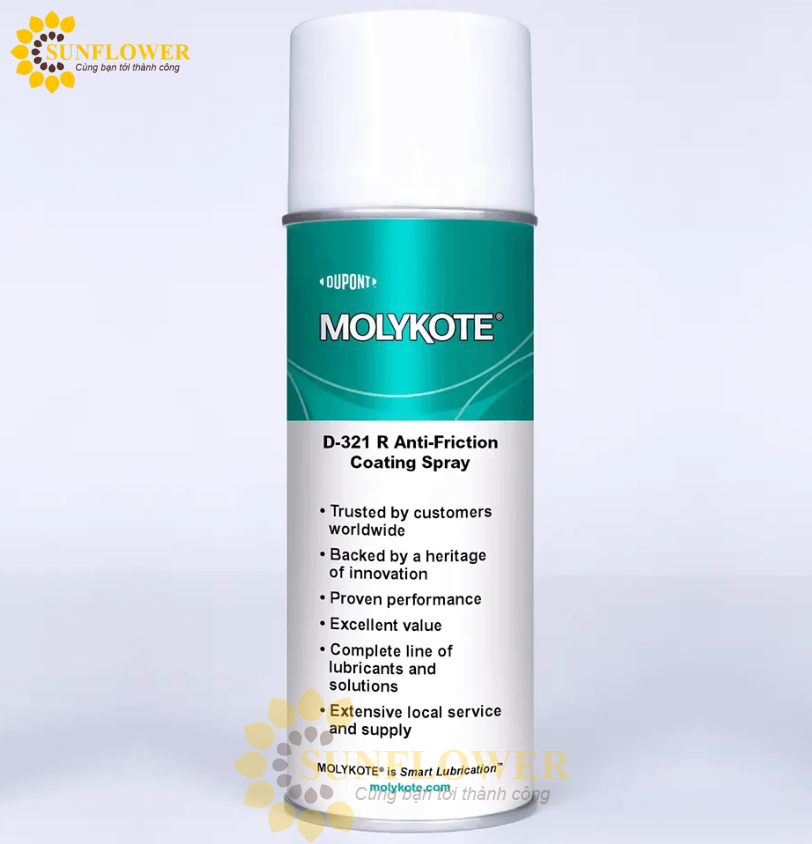 Molykote D-321R – mỡ bôi trơn trắng đa năng