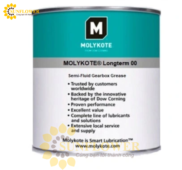 Molykote Longterm 00 Fluid Grease – Mỡ Bôi trơn bánh răng